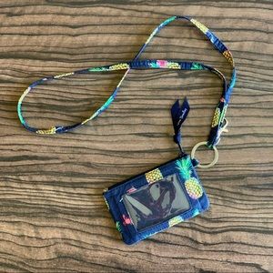 Vera Bradley ID/Lanyard